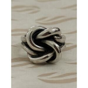 James Avery Retired Sterling Silver Lover’s Knot Ring Size 7.5